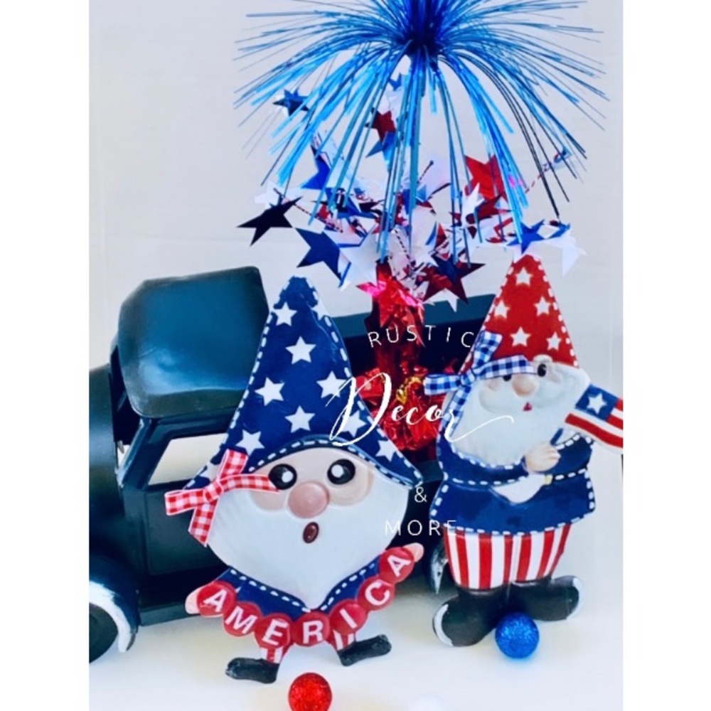 ❤️🤍💙 Patriotic Gnome Signs For Your Tier Trays